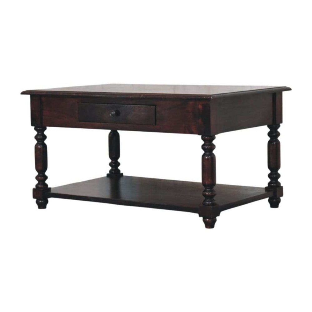 Artisan Furniture Turned Legs Cherry Console Table - Artisan Furniture - Flyclothing LLC