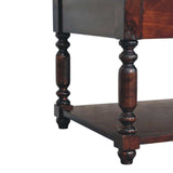 Artisan Furniture Turned Legs Cherry Console Table - Artisan Furniture - Flyclothing LLC