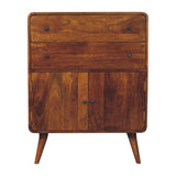 Artisan Furniture Curved Nordic Charm Cabinet - Artisan Furniture - Flyclothing LLC
