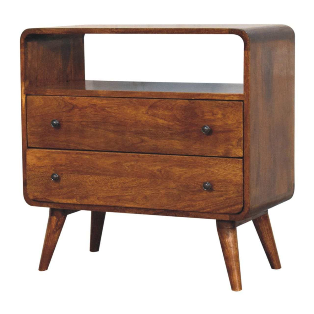 Artisan Furniture Curved Nordic Charm Console - Artisan Furniture - Flyclothing LLC