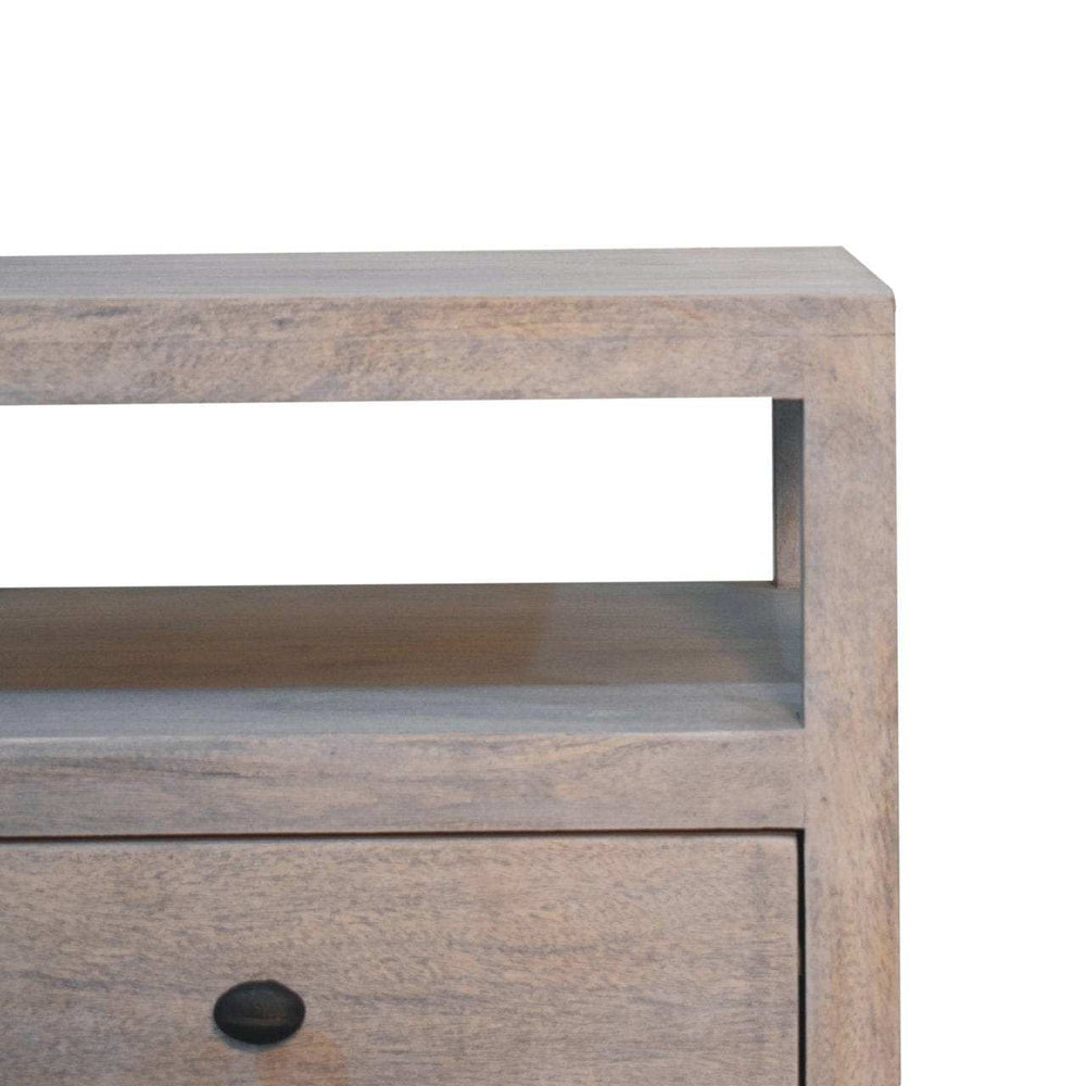Artisan Furniture Acid Wash 2 Drawer Open Bedside - Artisan Furniture - Flyclothing LLC