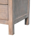 Artisan Furniture Acid Wash 2 Drawer Open Bedside - Artisan Furniture - Flyclothing LLC