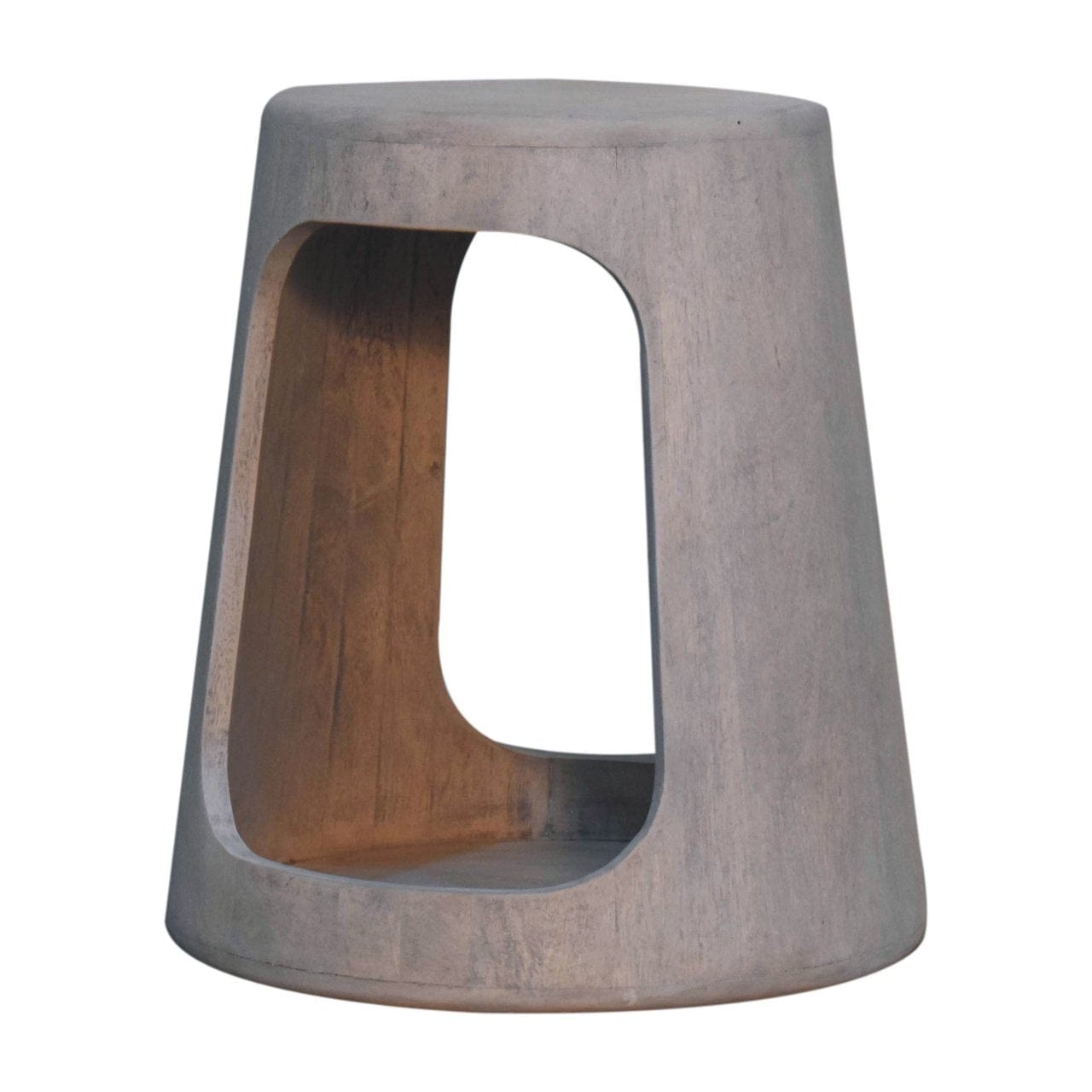 Artisan Furniture Acid Wash Open Side Table