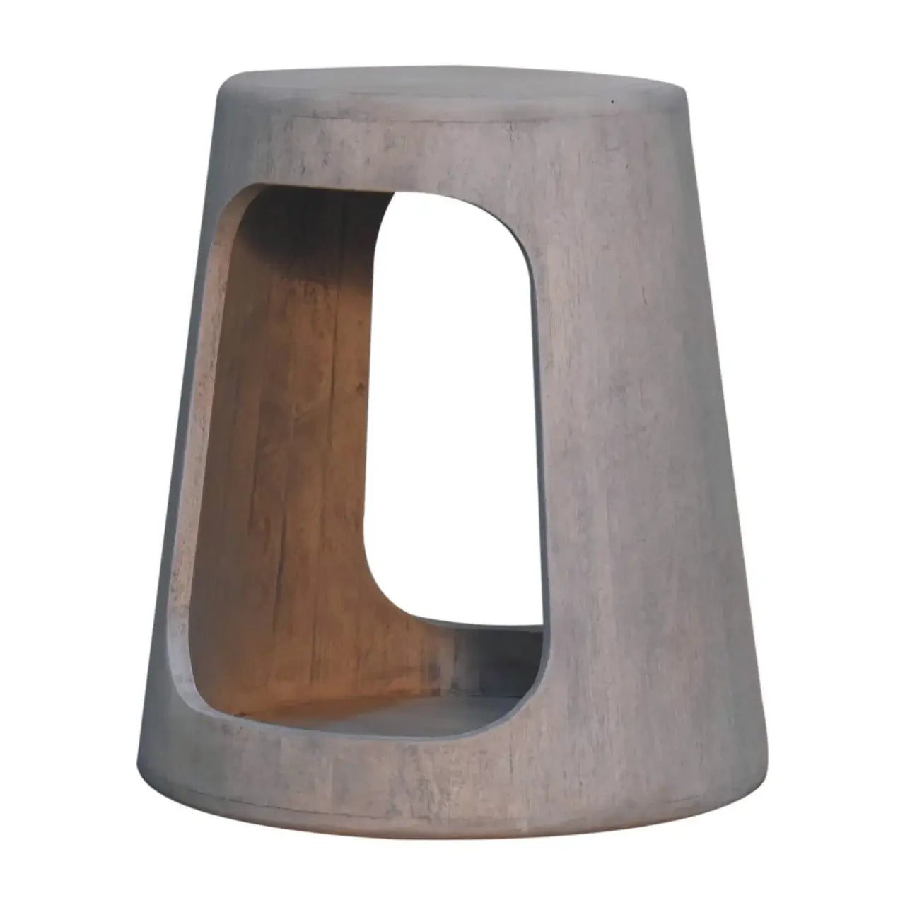 Artisan Furniture Acid Wash Open Side Table - Artisan Furniture - Flyclothing LLC