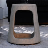 Artisan Furniture Acid Wash Open Side Table - Artisan Furniture - Flyclothing LLC