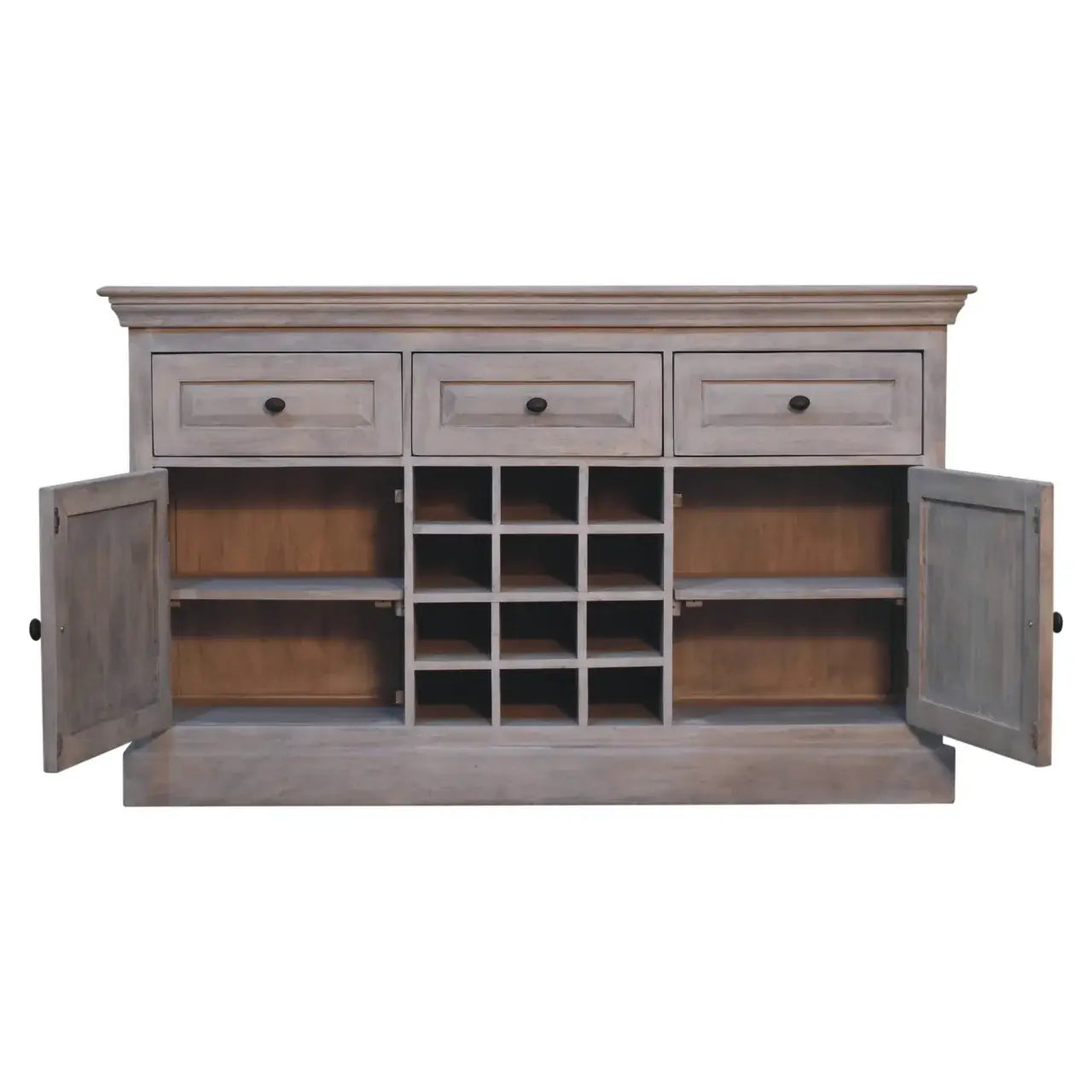 Acid Wash Wine Storage Unit - Artisan Furniture - Flyclothing LLC