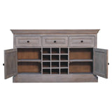 Acid Wash Wine Storage Unit - Artisan Furniture - Flyclothing LLC