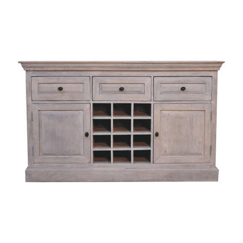 Acid Wash Wine Storage Unit - Artisan Furniture - Flyclothing LLC