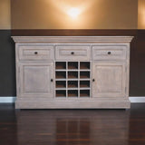Acid Wash Wine Storage Unit - Artisan Furniture - Flyclothing LLC
