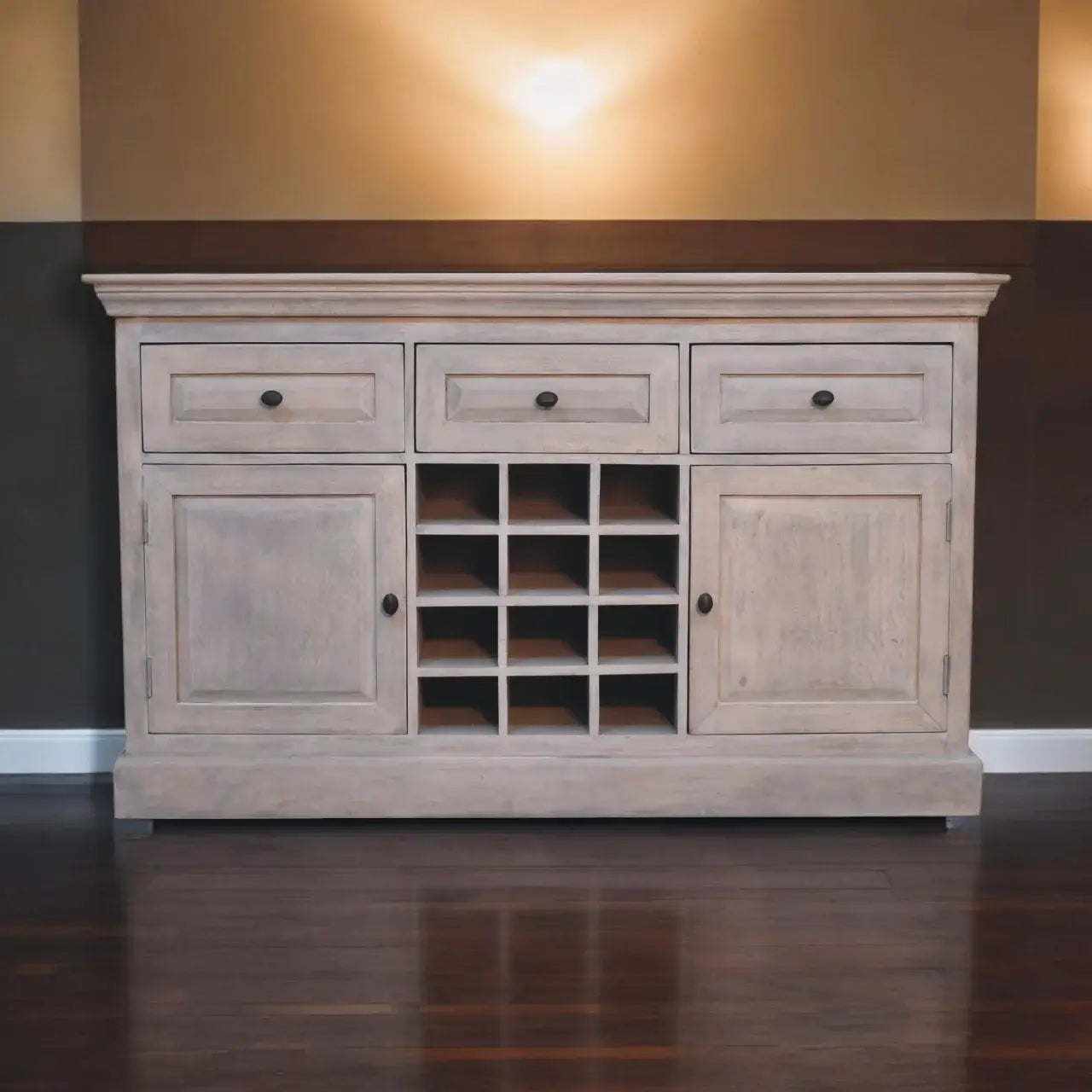 Acid Wash Wine Storage Unit - Artisan Furniture - Flyclothing LLC