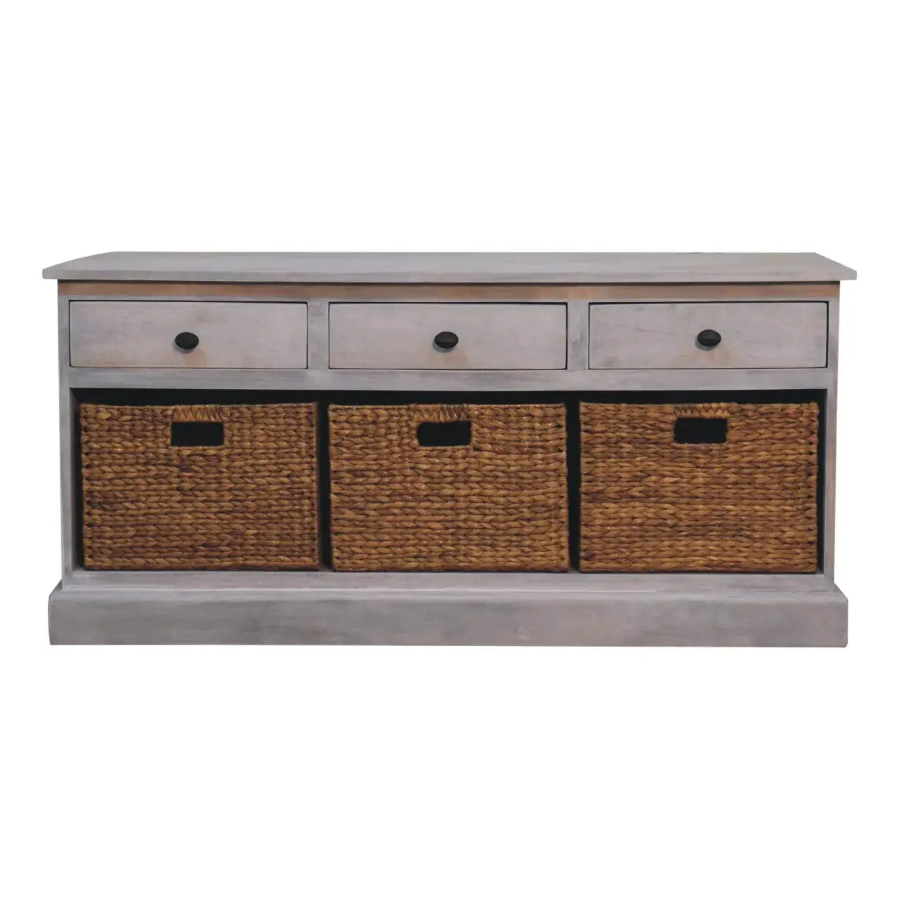 Acid Wash Basket Storage Cabinet - Artisan Furniture - Flyclothing LLC