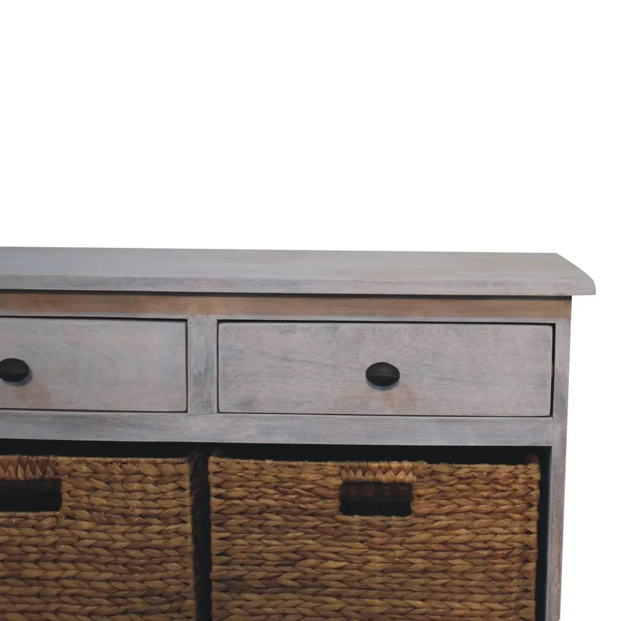 Acid Wash Basket Storage Cabinet - Artisan Furniture - Flyclothing LLC