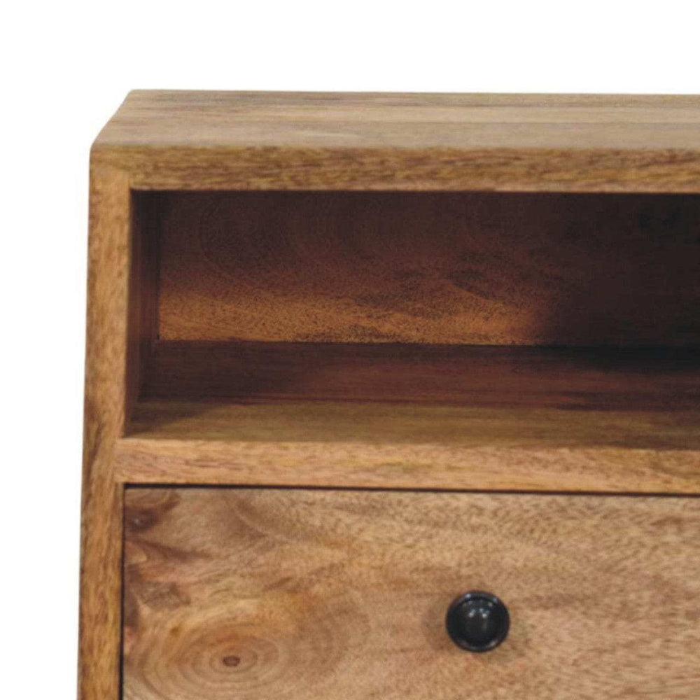 Artisan Furniture Solis 1-Drawer Oak-ish Wall Mounted Nightstand - Artisan Furniture - Flyclothing LLC