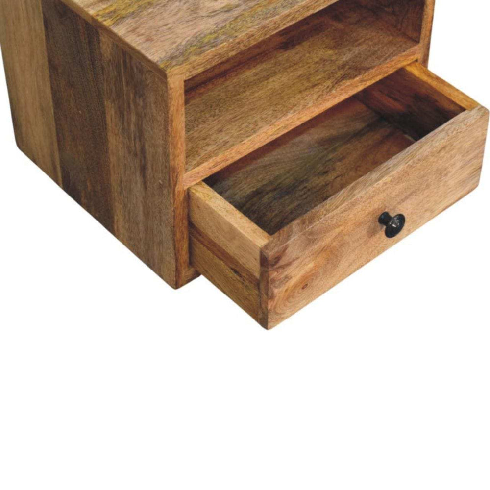 Artisan Furniture Solis 1-Drawer Oak-ish Wall Mounted Nightstand - Artisan Furniture - Flyclothing LLC