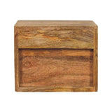 Artisan Furniture Solis 1-Drawer Oak-ish Wall Mounted Nightstand - Artisan Furniture - Flyclothing LLC