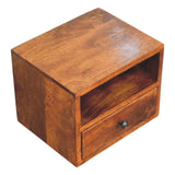 Artisan Furniture Solis 1-Drawer Chestnut Wall Mounted Nightstand - Artisan Furniture - Flyclothing LLC