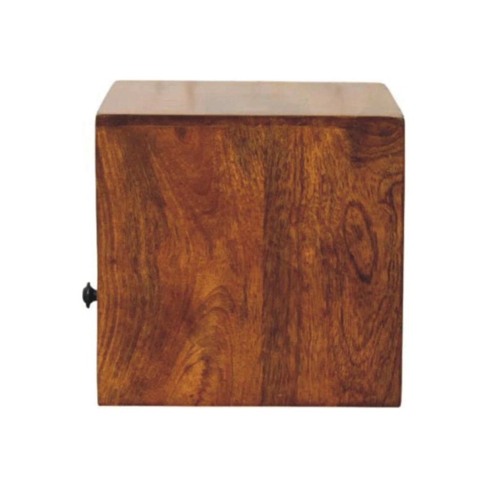 Artisan Furniture Solis 1-Drawer Chestnut Wall Mounted Nightstand - Artisan Furniture - Flyclothing LLC