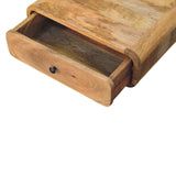 Avora Wall-Mounted Oak-ish 1 Drawer Nightstand - Artisan Furniture - Flyclothing LLC