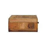 Avora Wall-Mounted Oak-ish 1 Drawer Nightstand - Artisan Furniture - Flyclothing LLC