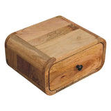 Avora Mini Wall-Mounted Oak-ish 1 Drawer Nightstand - Artisan Furniture - Flyclothing LLC
