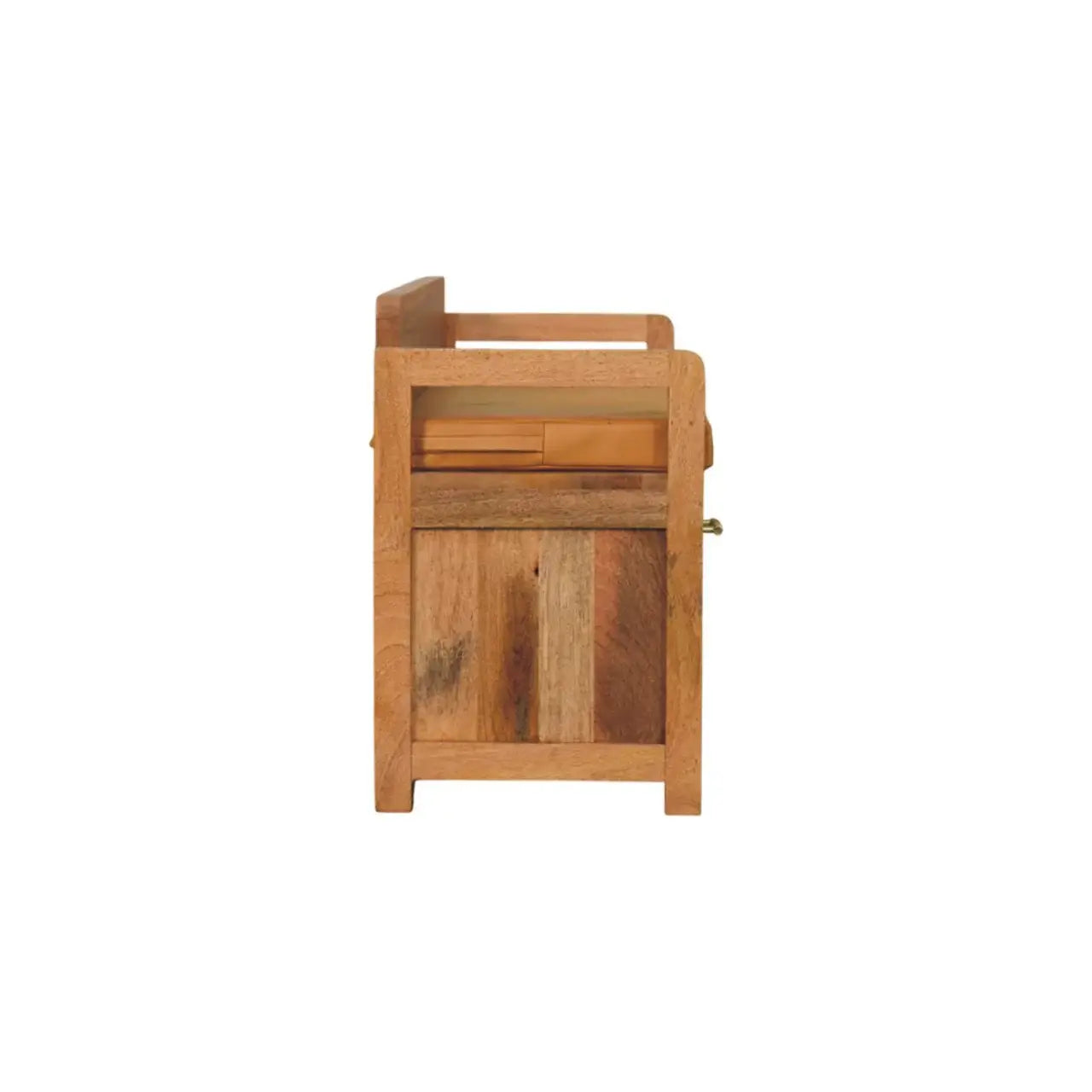 Oxford Oak-ish 2 Drawer Storage Bench - Artisan Furniture - Flyclothing LLC