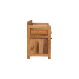 Oxford Oak-ish 2 Drawer Storage Bench - Artisan Furniture - Flyclothing LLC