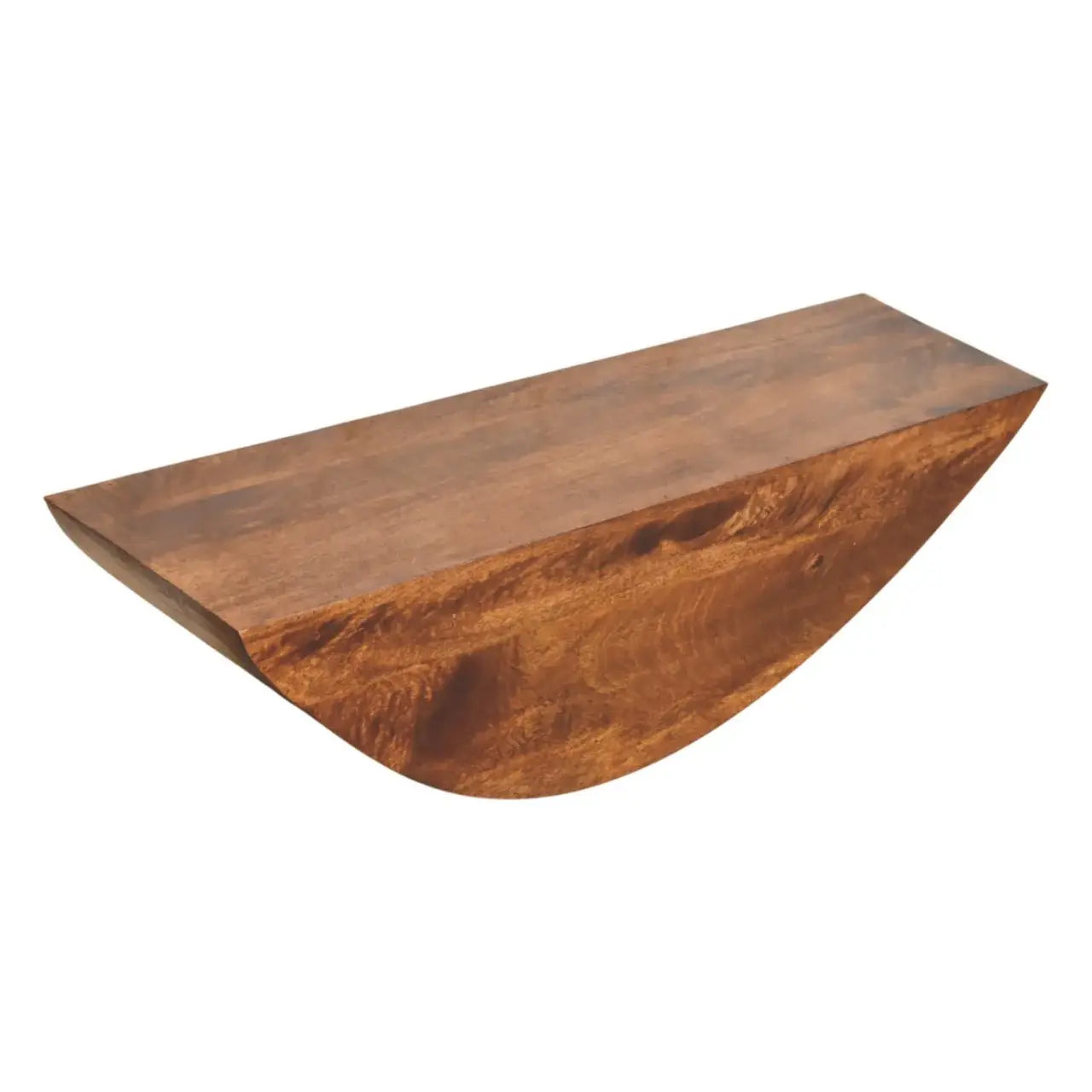 Crescent Floating Wall Shelf - Artisan Furniture - Flyclothing LLC