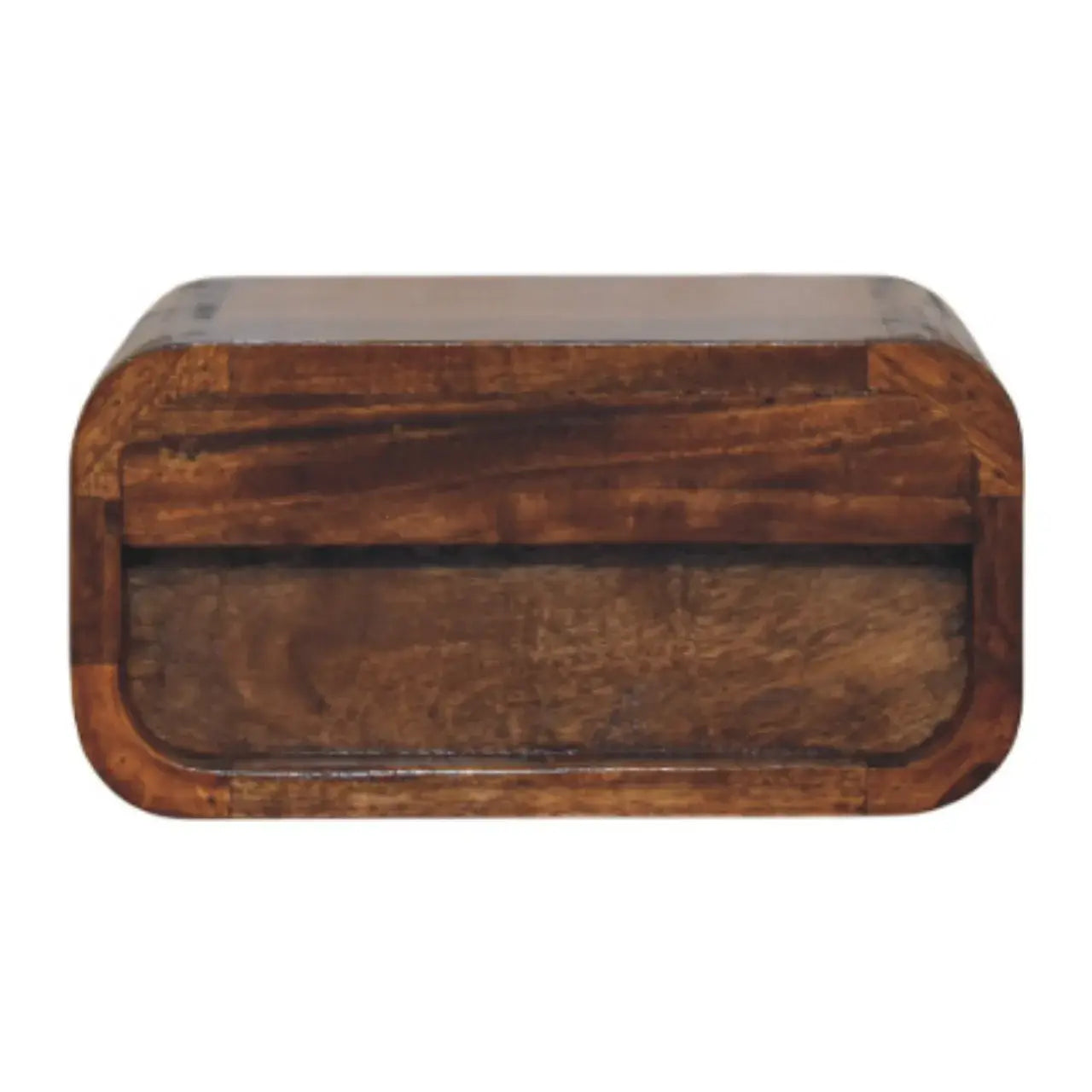 Avora Mini Wall-Mounted Chestnut 1 Drawer Nightstand - Artisan Furniture - Flyclothing LLC