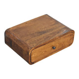 Avora Wall-Mounted Honey Caramel 1 Drawer Nightstand - Artisan Furniture - Flyclothing LLC