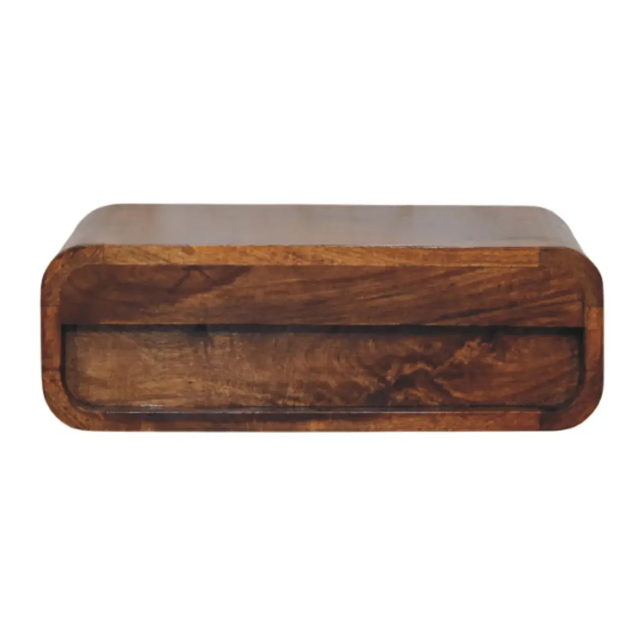 Avora Wall-Mounted Honey Caramel 1 Drawer Nightstand - Artisan Furniture - Flyclothing LLC