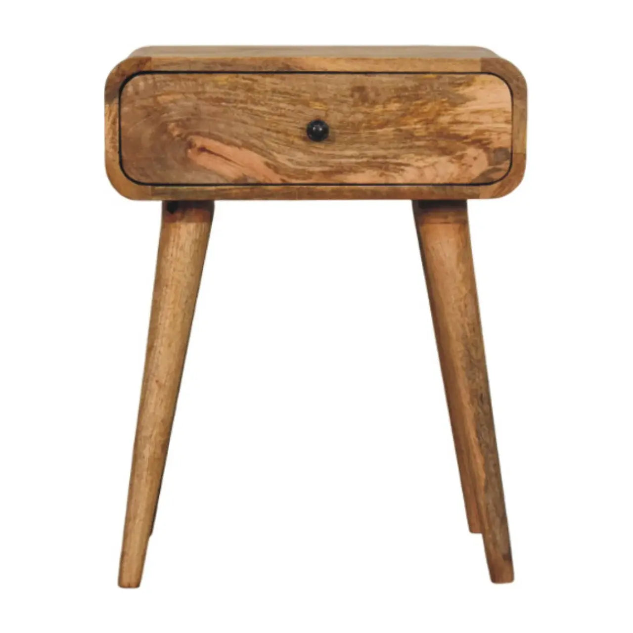 Avora Oak-ish Nightstand with 1 drawer - Artisan Furniture - Flyclothing LLC