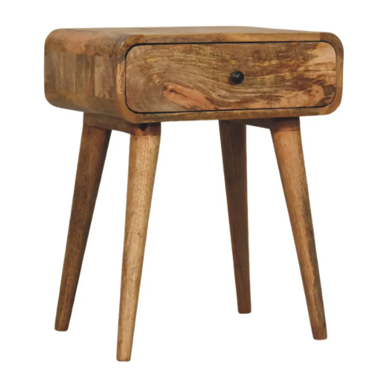 Avora Oak-ish Nightstand with 1 drawer - Artisan Furniture - Flyclothing LLC