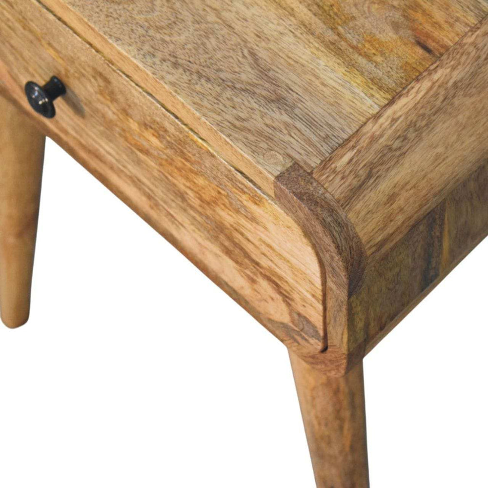 Avora Oak-ish Nightstand with 1 drawer - Artisan Furniture - Flyclothing LLC