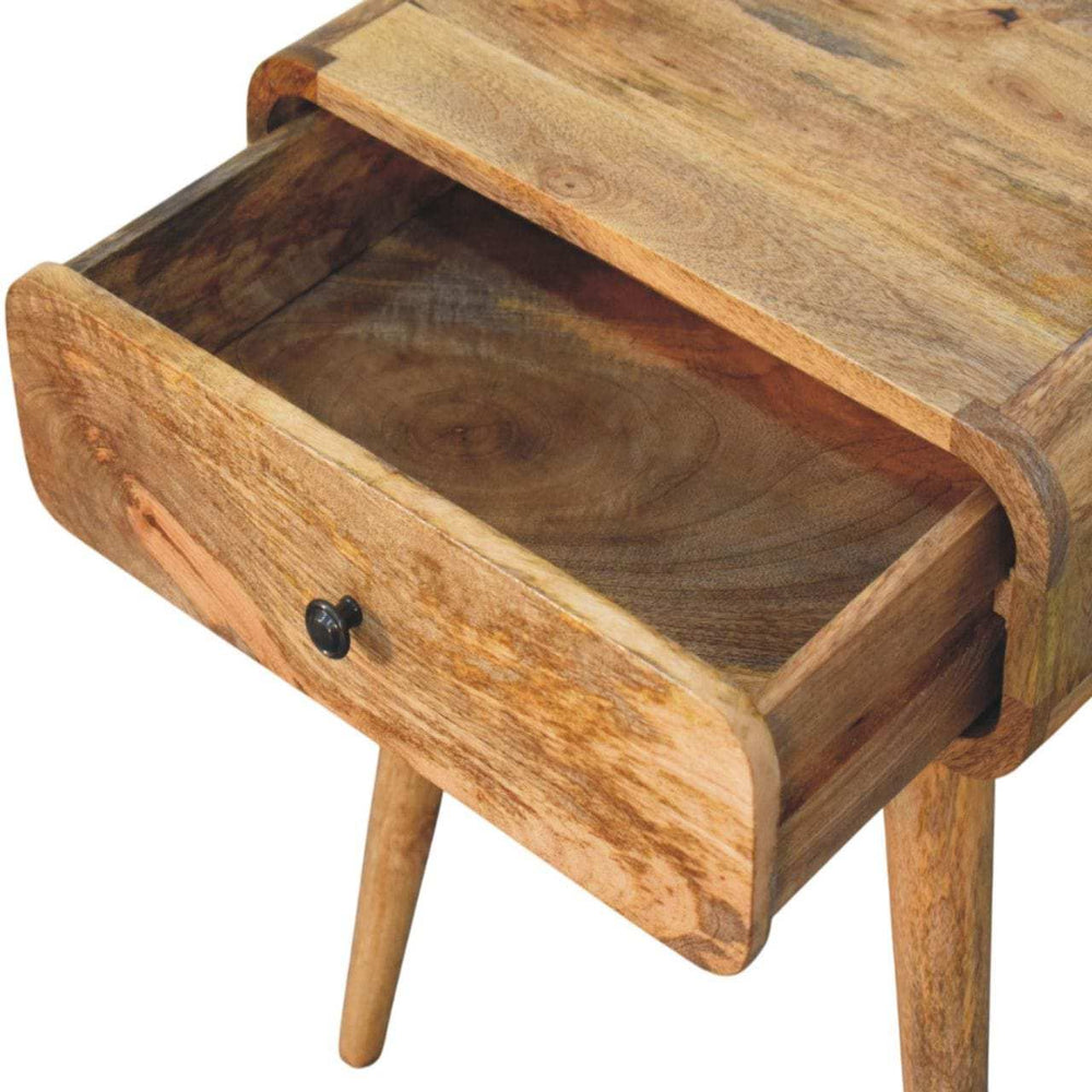 Avora Oak-ish Nightstand with 1 drawer - Artisan Furniture - Flyclothing LLC