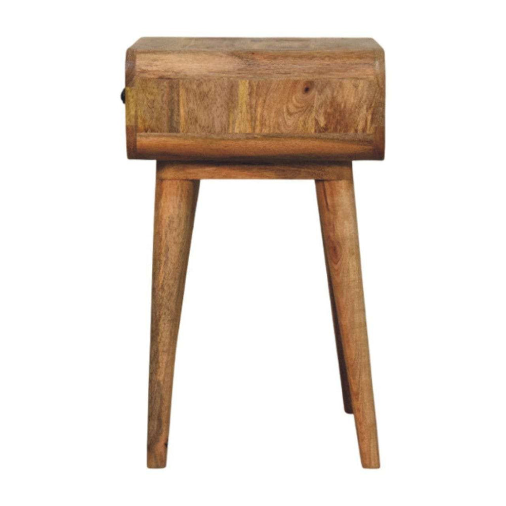 Avora Oak-ish Nightstand with 1 drawer - Artisan Furniture - Flyclothing LLC