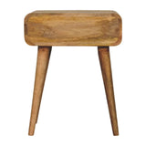 Avora Oak-ish Nightstand with 1 drawer - Artisan Furniture - Flyclothing LLC