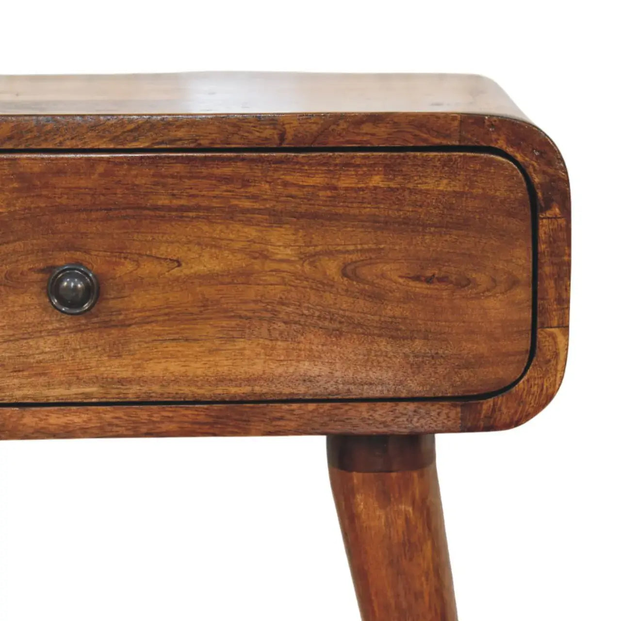 Avora Chestnut Nightstand with 1 drawer - Artisan Furniture - Flyclothing LLC