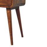 Avora Chestnut Nightstand with 1 drawer - Artisan Furniture - Flyclothing LLC