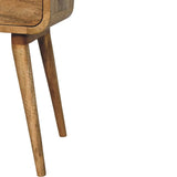 Avora Mini Oak-ish Nightstand with 1 drawer - Artisan Furniture - Flyclothing LLC