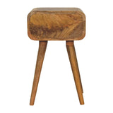 Avora Mini Oak-ish Nightstand with 1 drawer - Artisan Furniture - Flyclothing LLC