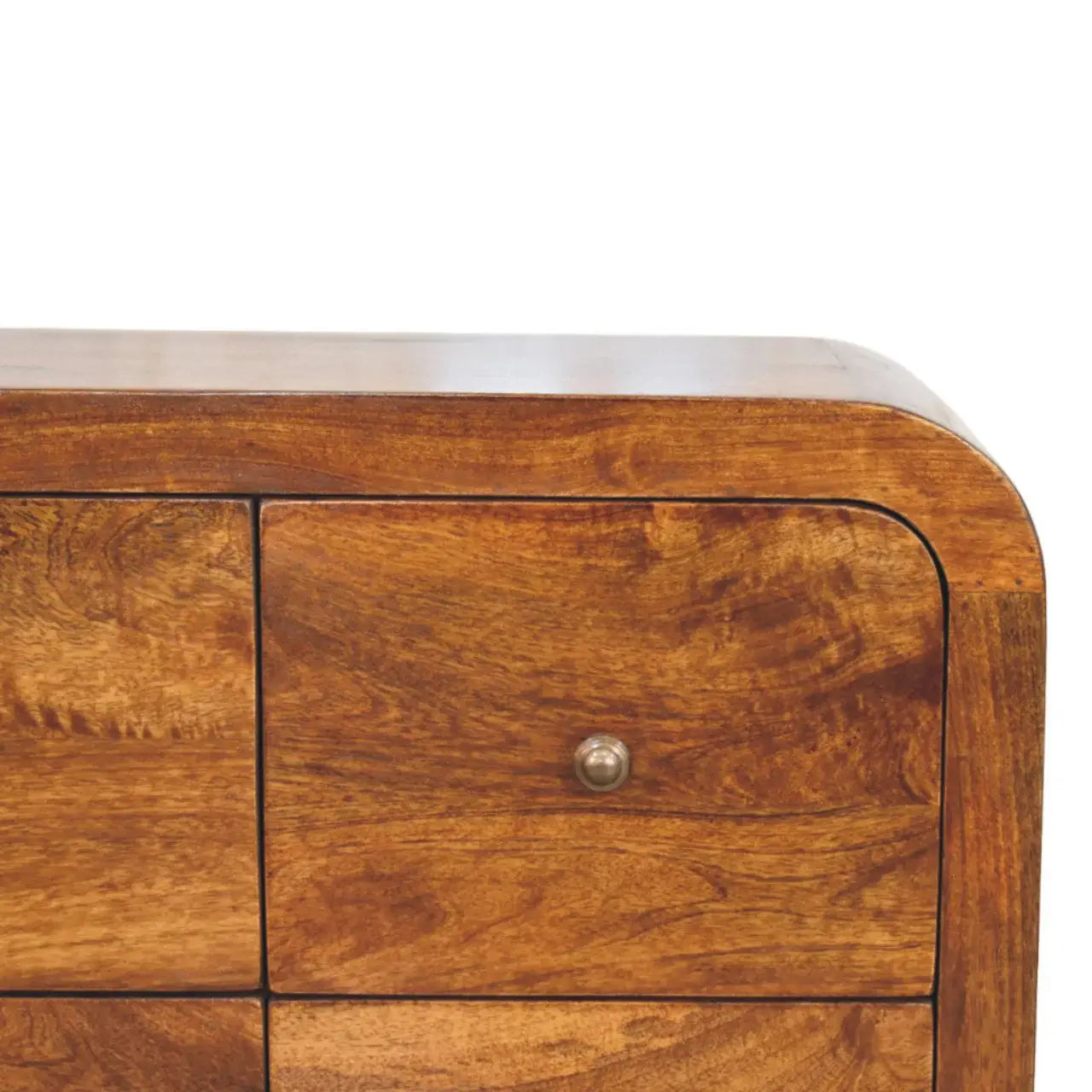 Darcy 3 over 3 Drawer Chest in Chestnut Finish - Artisan Furniture - Flyclothing LLC