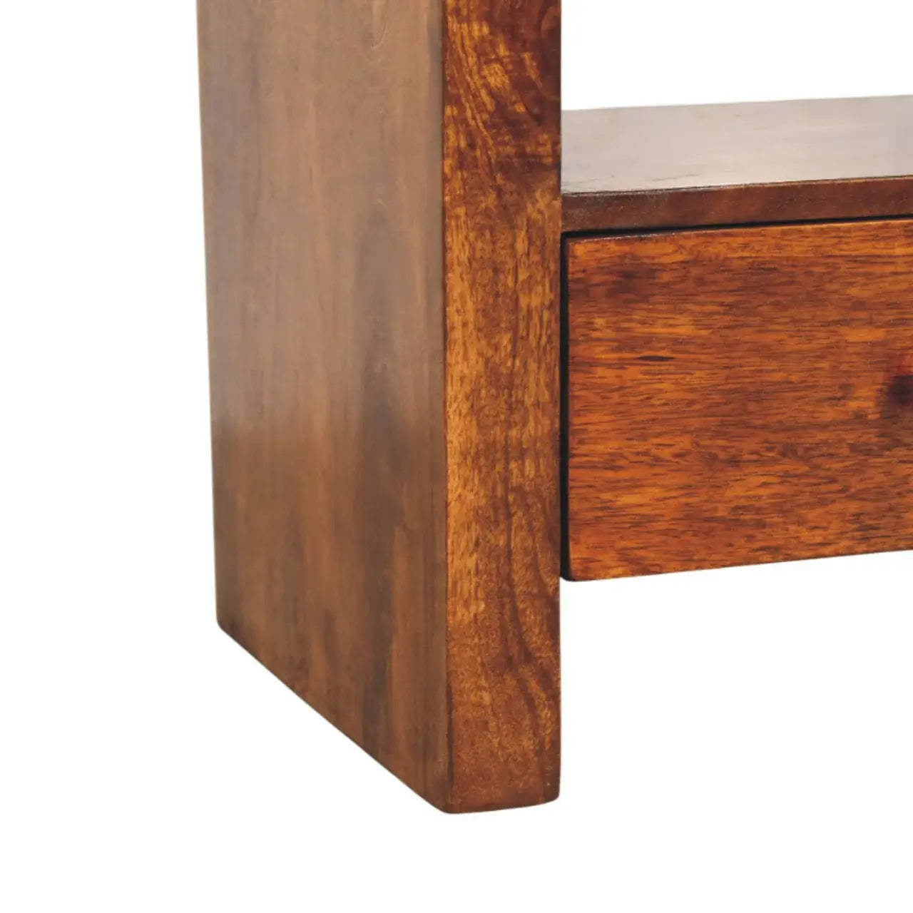 Darcy 3 drawer Open Shelf Chestnut Media unit - Artisan Furniture - Flyclothing LLC