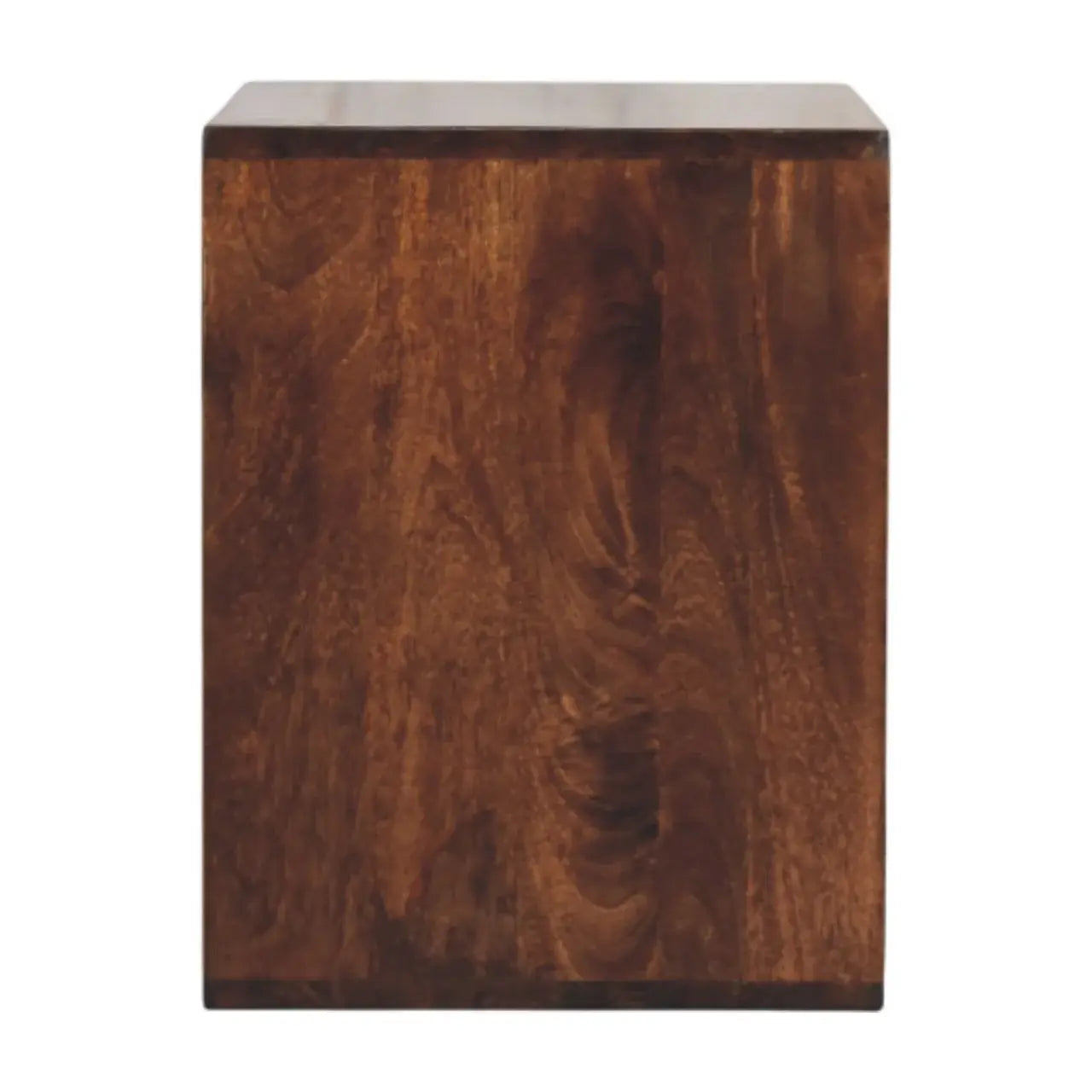 Solis Open California Walnut Side Table - Artisan Furniture - Flyclothing LLC