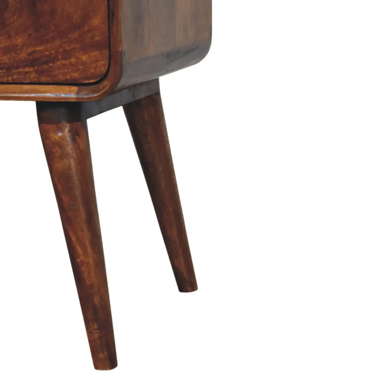Avora 3-Drawer Chestnut Nightstand - Artisan Furniture - Flyclothing LLC