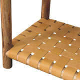 Regency Woven Oak-ish Nightstand with Drawer - Artisan Furniture - Flyclothing LLC