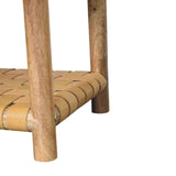 Regency Woven Oak-ish Nightstand with Drawer - Artisan Furniture - Flyclothing LLC