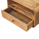 Avora Wall-Mounted Oak-ish Nightstand - Artisan Furniture - Flyclothing LLC