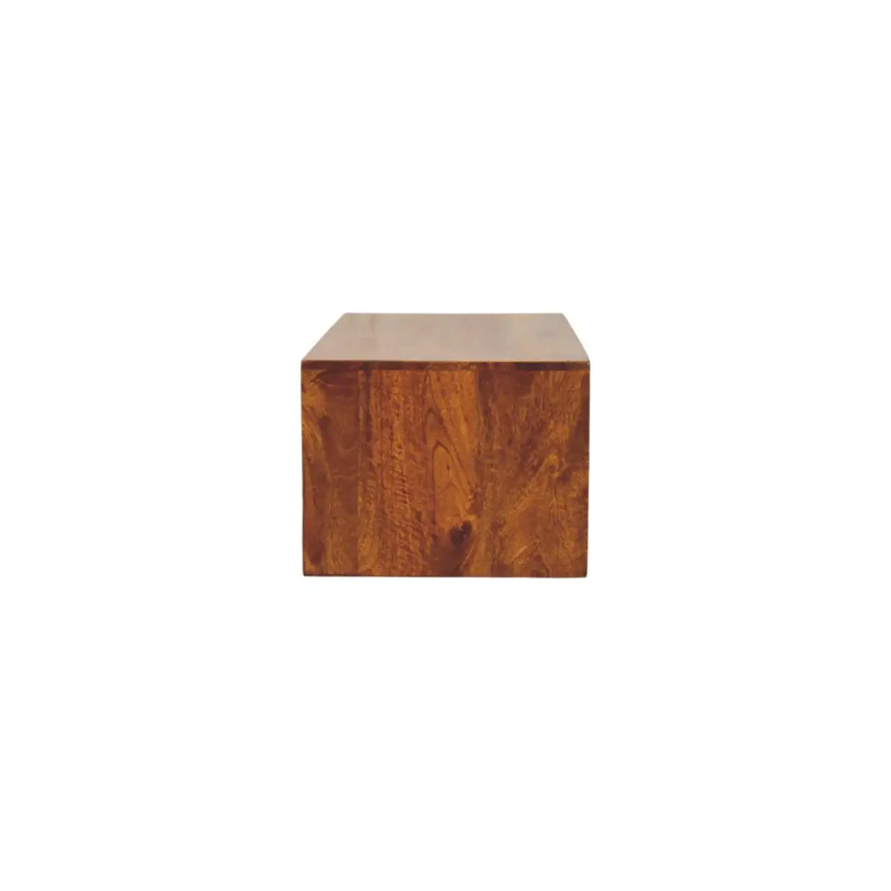 Lunar 2 Drawer Chestnut Wall Mounted Media Unit - Artisan Furniture - Flyclothing LLC