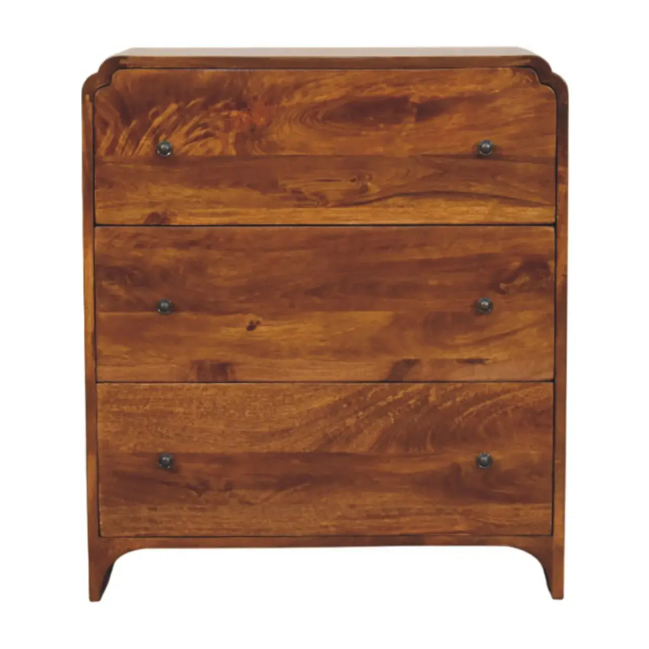 Newton Chestnut 3 Drawer Chest - Artisan Furniture - Flyclothing LLC