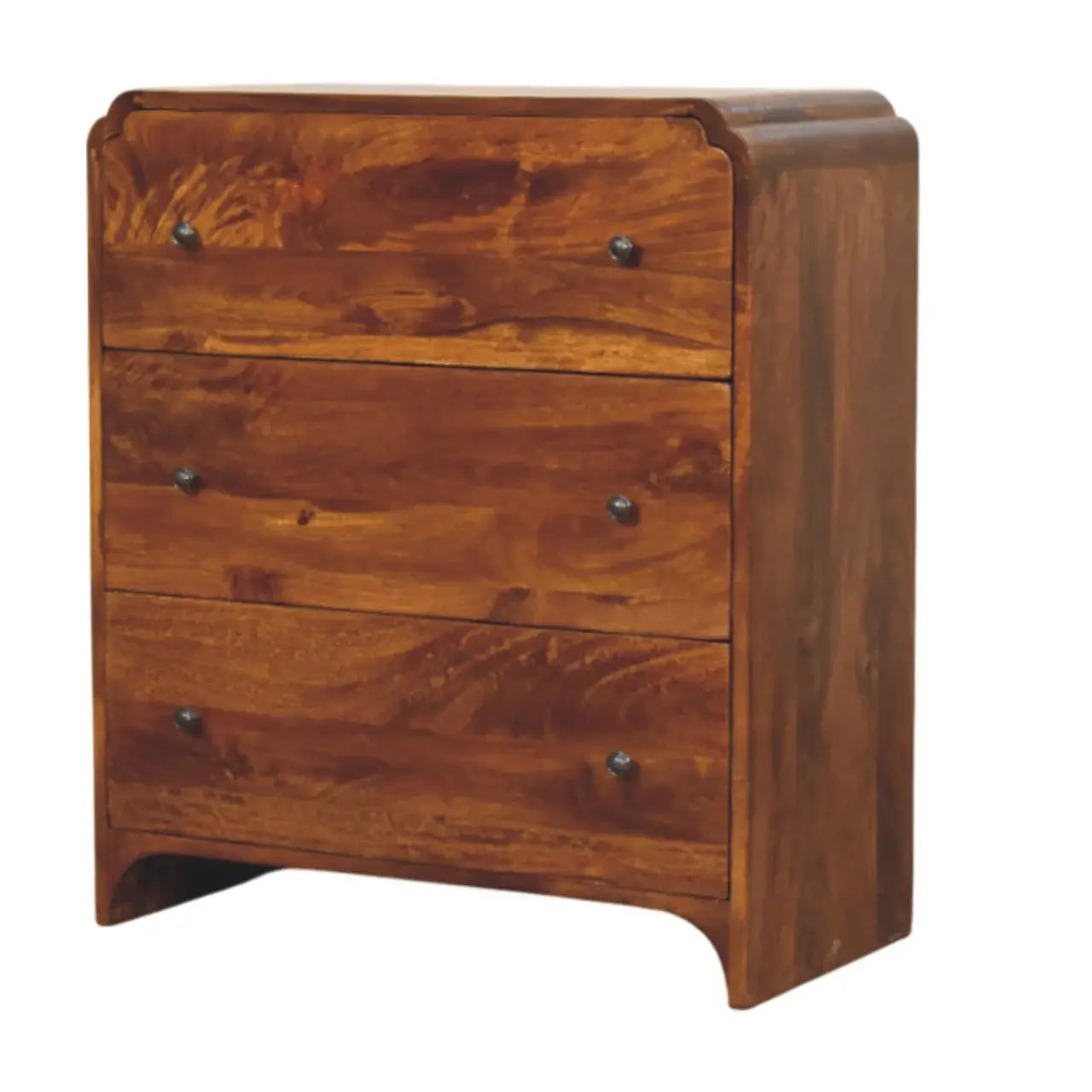 Newton Chestnut 3 Drawer Chest - Artisan Furniture - Flyclothing LLC